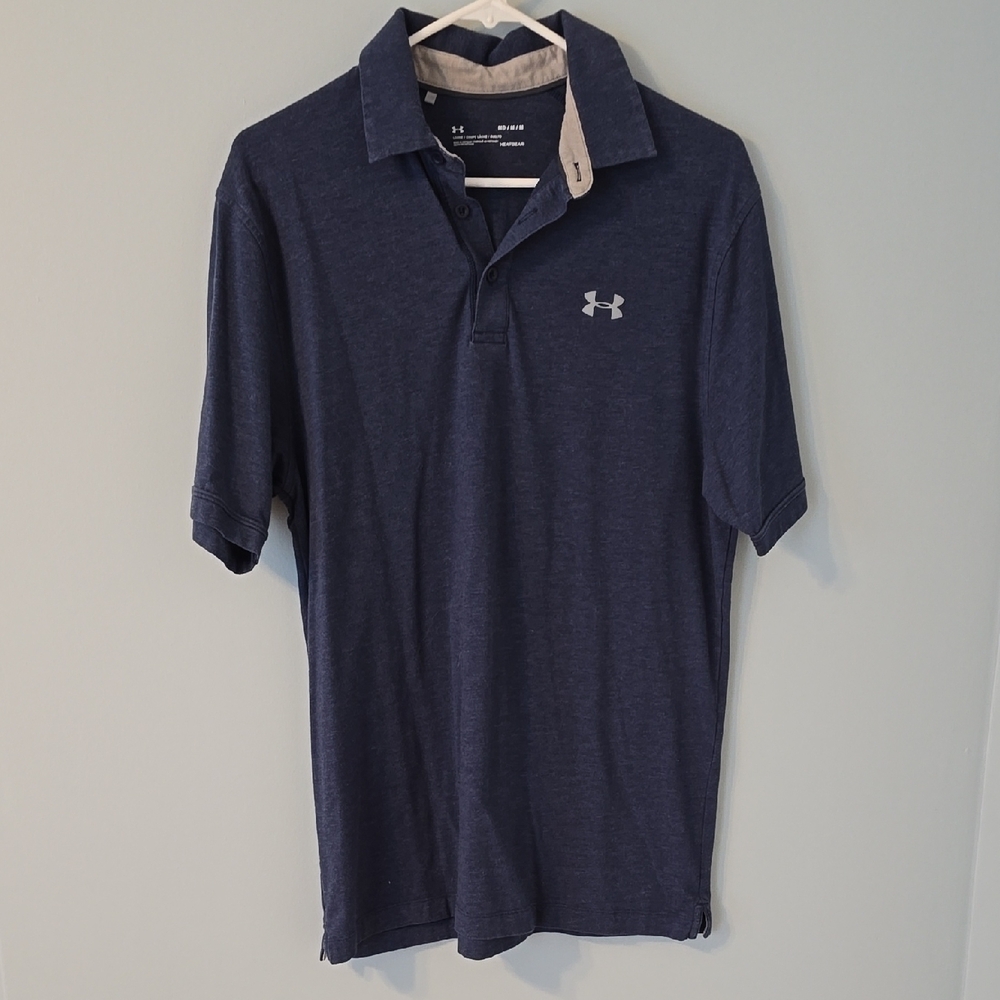 Under Armour Men's Navy Heat Gear Polo Shirt